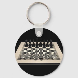Chessboard och Chess Biet:Nyckelring Nyckelring