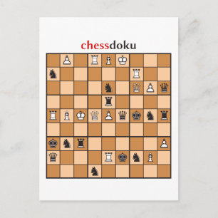 chessdoku vykort
