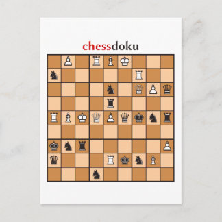 chessdoku vykort
