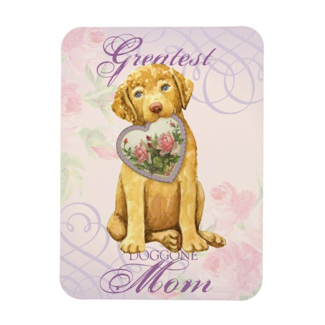 Chessie Heart Mamma Magnet (Vertikal)