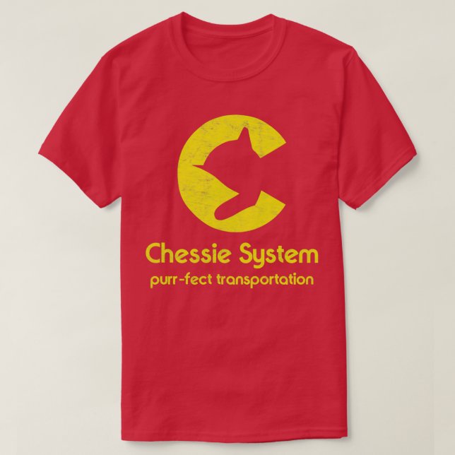 Chessie System Railroad Purrfect Transport T Shirt (Design framsida)