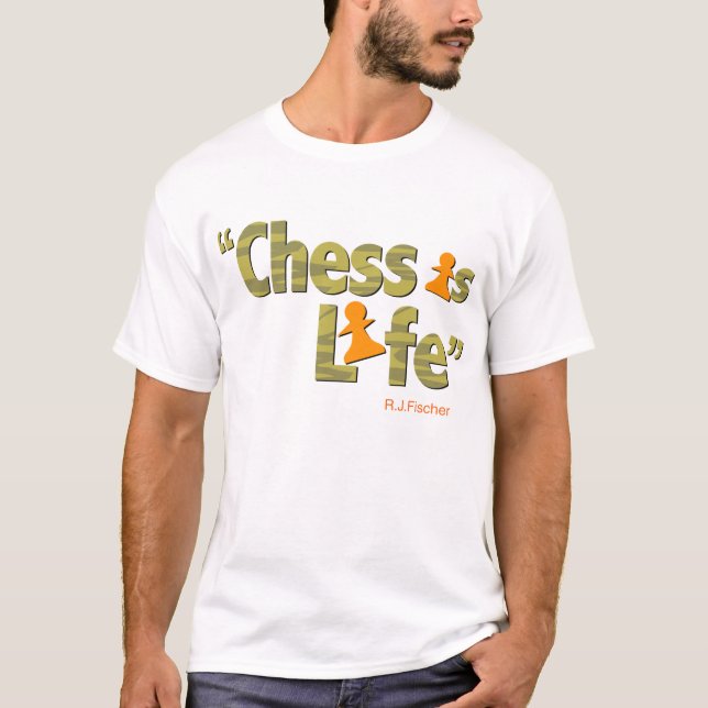 chessislife_b t-shirt (Framsida)