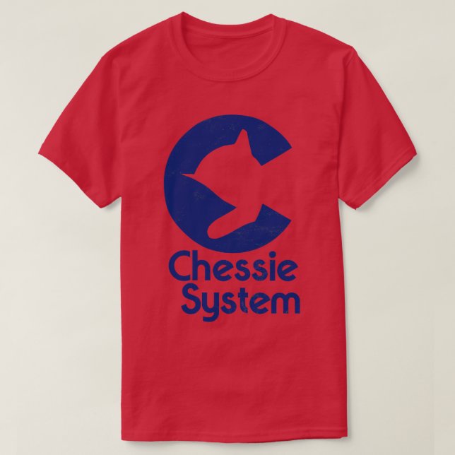 Chessisystem Blue T Shirt (Design framsida)