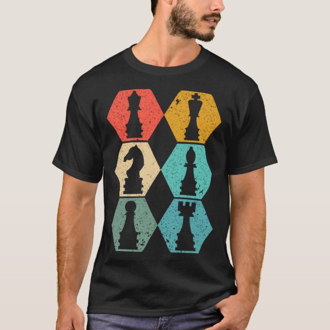 Chessmen Chess Figur Pawn Player T Shirt (Framsida)