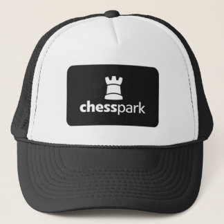 Chesspark_Logo_bw Truckerkeps