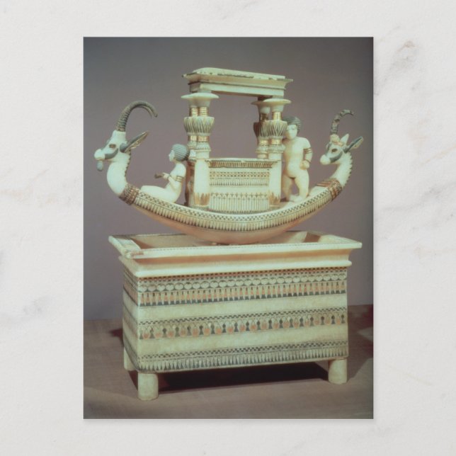 Chest med en båt med två huvuden vykort (Framsida)