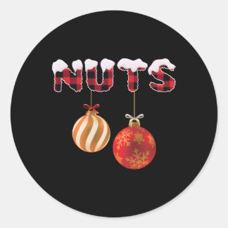Chest Nöt Chestnut Nöt Runt Klistermärke