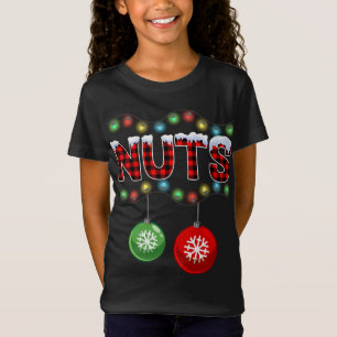 Chest Nöt Jul Ljus Matching lite Chestn T Shirt