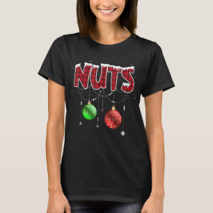 Chest Nöt Jul Matchning med par chest T Shirt