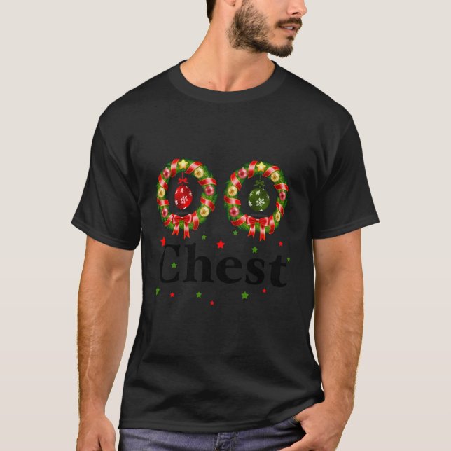 Chest Nöt jul, Par Nöt T Shirt (Framsida)