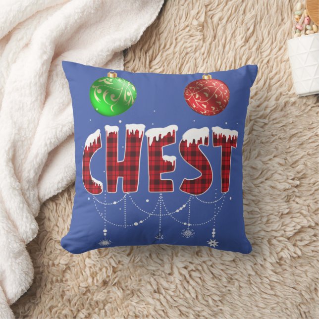 Chest Nöt jul Red Play Matching par Che Kudde (Filt)