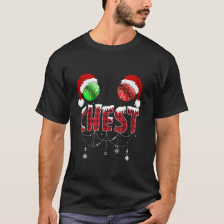 Chest Nöt jul Shirt Funny Matching Couple C T Shirt