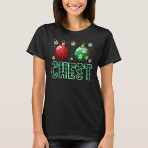 Chest Nöt jul T Shirt Matching Couple Chest