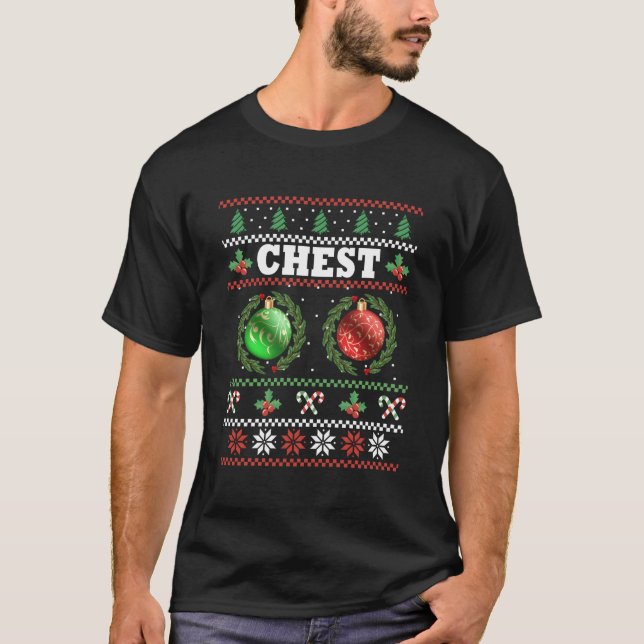Chest Nöt Jul, Ugly Matching, par Chestnut T Shirt (Framsida)