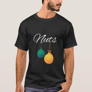 Chest Nöt matchande jul Par Pajamas T Shirt