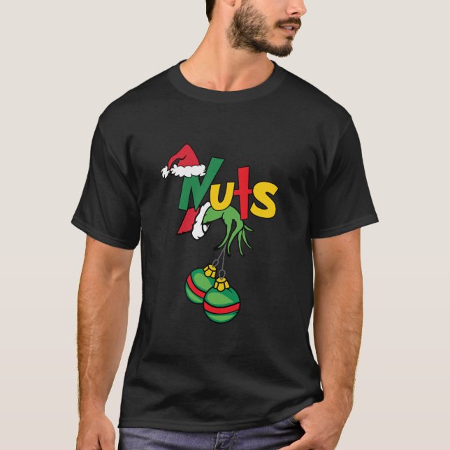 Chest Nöt Matching Chestnut Den fantastiska julklu T Shirt (Framsida)