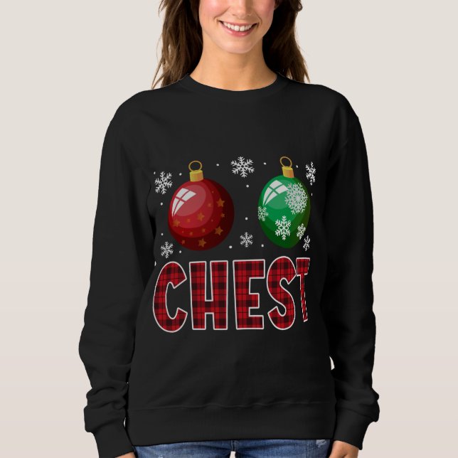 Chest Nöt Matching Chestnut Den fantastiska julklu T Shirt (Framsida)