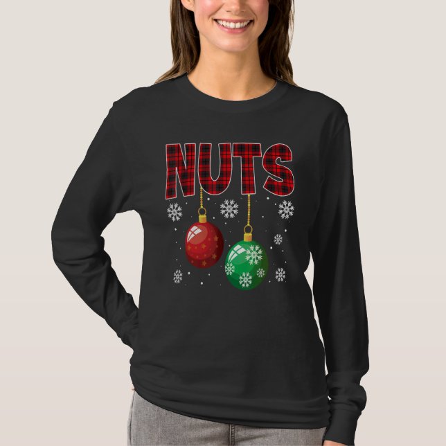 Chest Nöt Matching Chestnut Den fantastiska julklu T Shirt (Framsida)