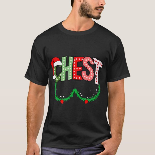 Chest Nöt Matching Chestnut Den fantny jul T Shirt (Framsida)
