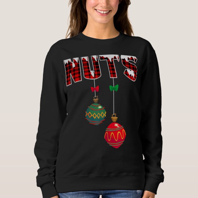 Chest Nöt Matching Chestnut jul Par N T Shirt (Framsida)