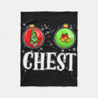 Chest Nöt Matching Chestnut jul Par Nu Fleecefilt