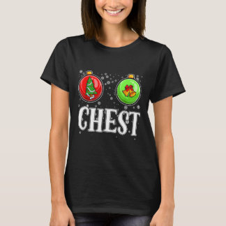 Chest Nöt Matching Chestnut jul Par Nu T Shirt