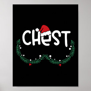 Chest Nöt Matching Chestnut Julafton Julkopp Poster