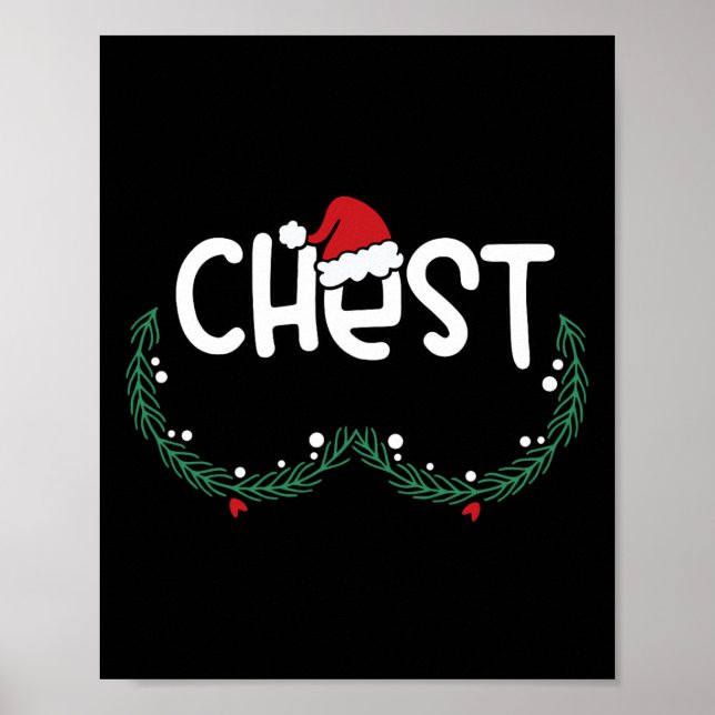 Chest Nöt Matching Chestnut Julafton Julkopp Poster (Framsidan)