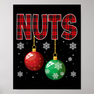 Chest Nöt Matching Chestnut Roligt jul par Poster