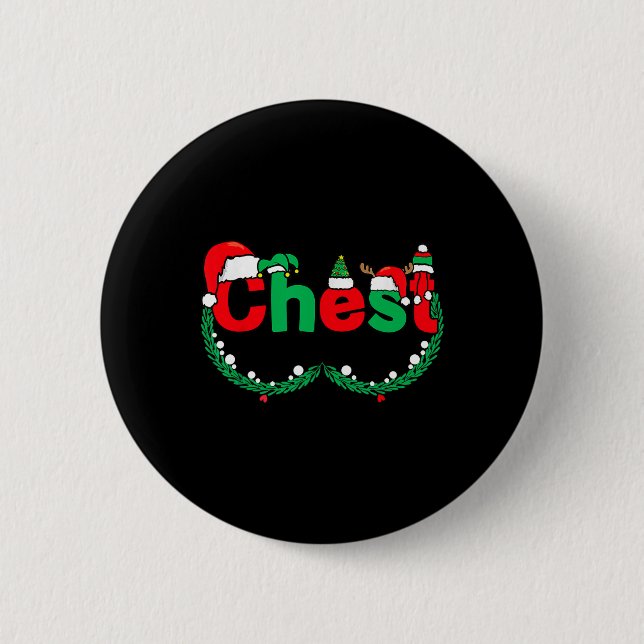 Chest Nöt Matching Par Chestnut Funny Kristus Knapp (Framsida)