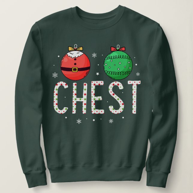 Chest Nöt par Chestnut jul Ugly Matchin T Shirt (Design framsida)