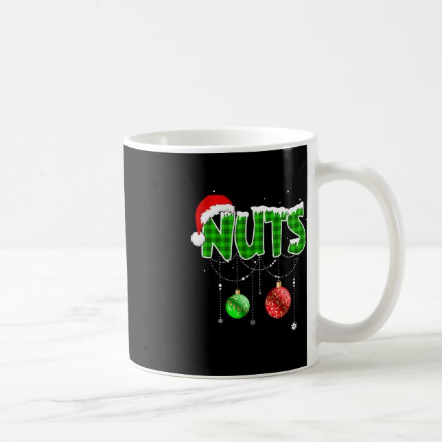 Chest Nöt Roligt Matching Chestnut jul par Kaffemugg (Höger)