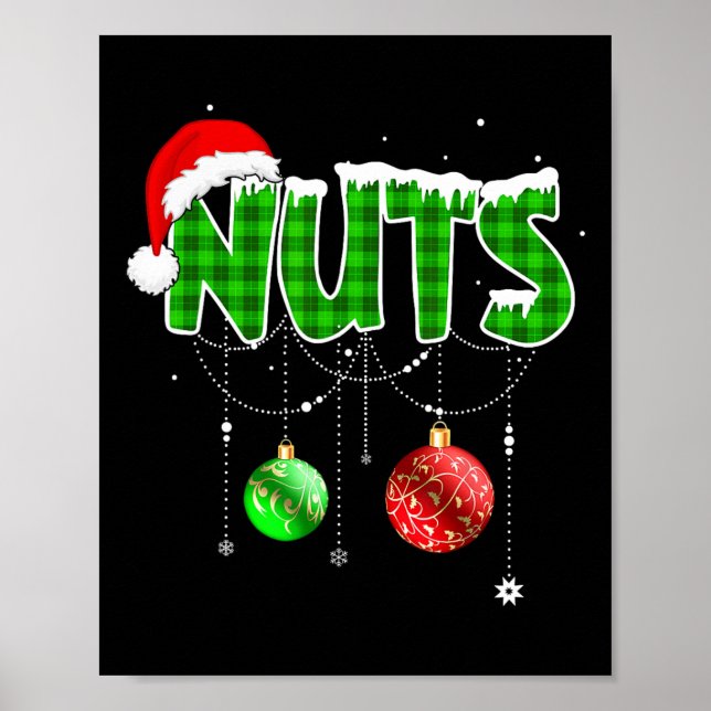 Chest Nöt Roligt Matching Chestnut jul par Poster (Framsidan)