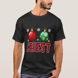 Chest Nöt Roligt Matching Chestnut jul par T Shirt