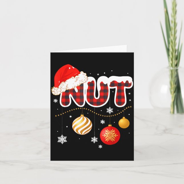 Chest Nuts Christmas Matching Couple Chestnuts  Kort (Framsida)