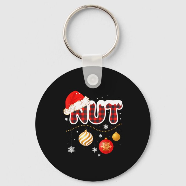 Chest Nuts Christmas Matching Couple Chestnuts  Nyckelring (Framsida)