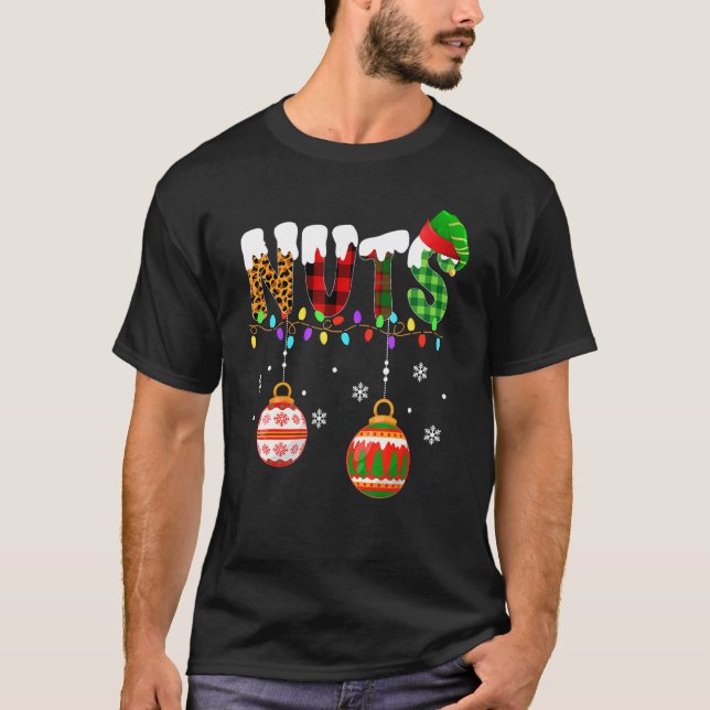 Chest Nuts Couples Christmas Chestnuts Adult Match T Shirt (Framsida)