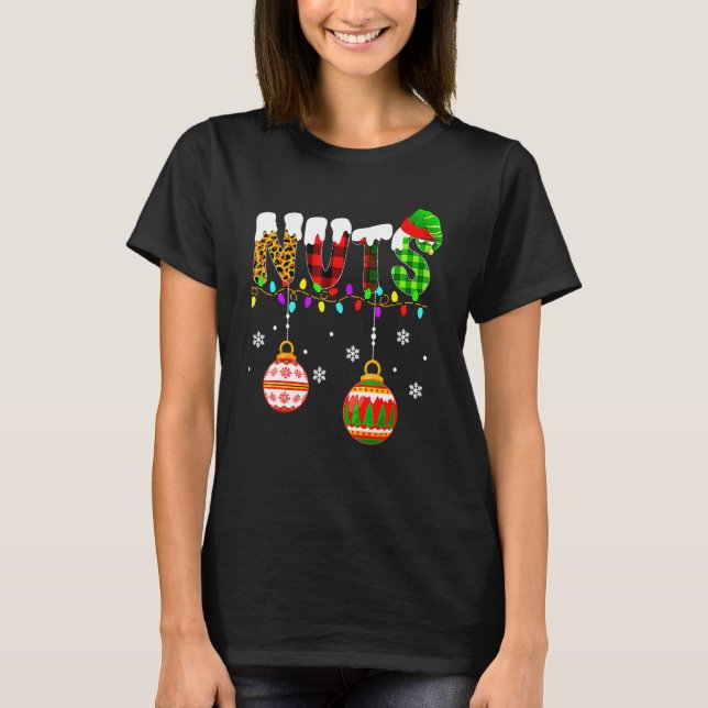 Chest Nuts Couples Christmas Chestnuts Adult Match T Shirt (Framsida)
