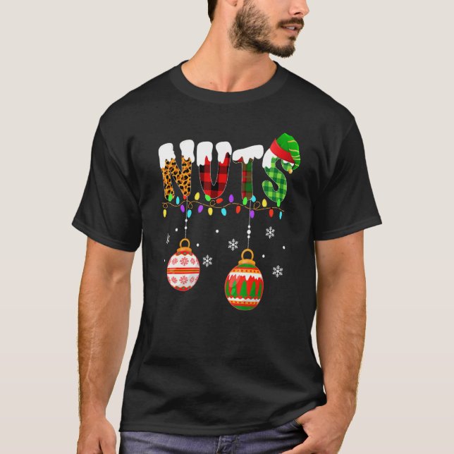 Chest Nuts Couples Christmas Chestnuts Adult Match T Shirt (Framsida)