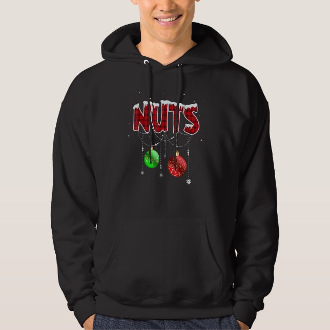 Chest Nuts  Matching Chestnuts Christmas Couples N Hoodie (Framsida)