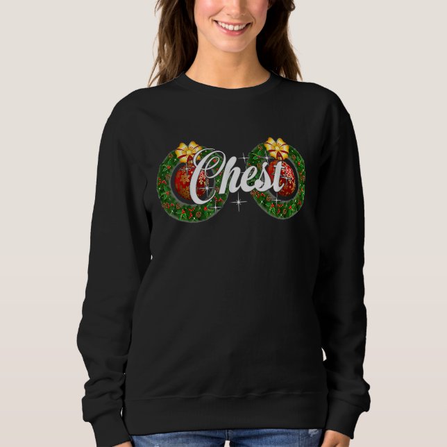 Chest Nuts  Matching Chestnuts Christmas Couples N T Shirt (Framsida)