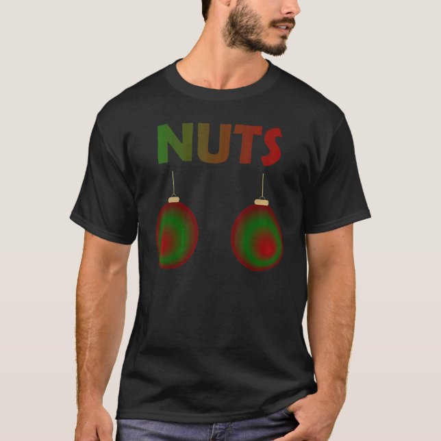 Chest Nuts  Matching Chestnuts Christmas Couples N T Shirt (Framsida)
