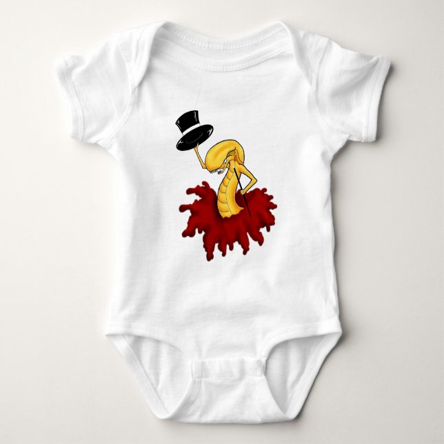 Chestburst främling t-shirt (Framsida)