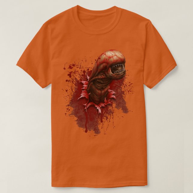 Chestburster ALIEN T Shirt (Design framsida)