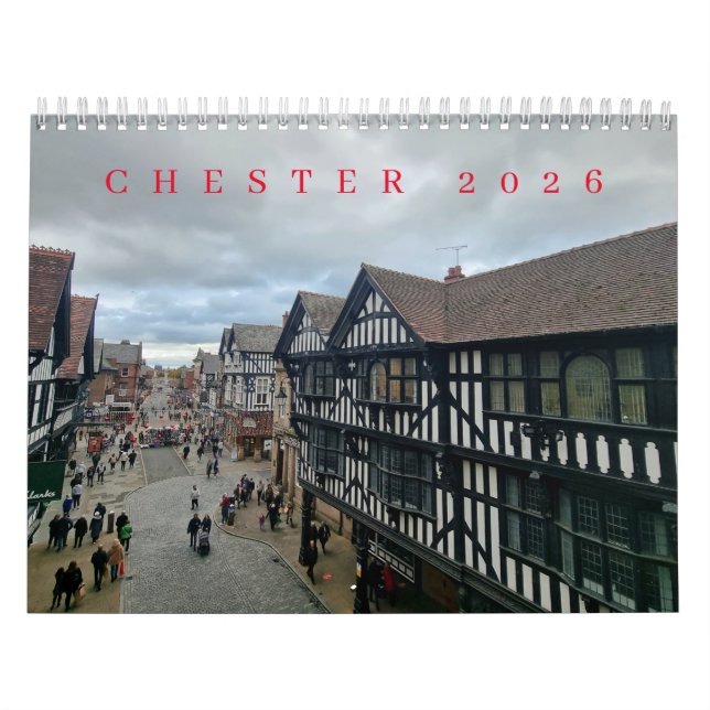Chester 2026-kalender kalender (Omslag)