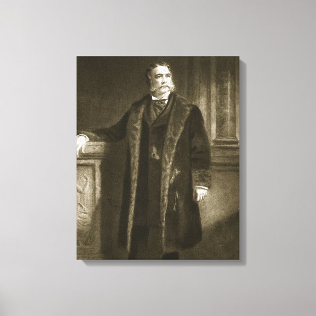 Chester A. Arthur, 21:a presidenten i United St. Canvastryck (Framsida)