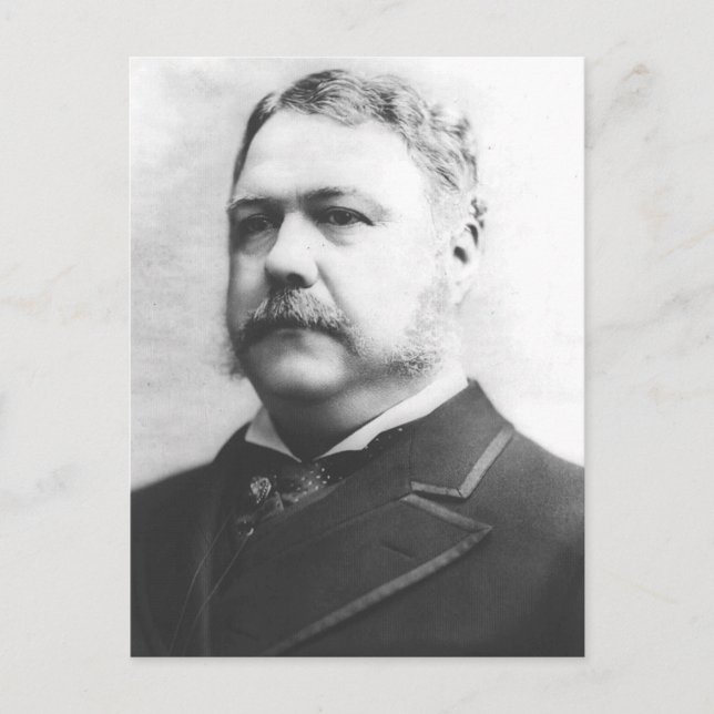 Chester A. Arthur 21:a presidenten Vykort (Framsida)