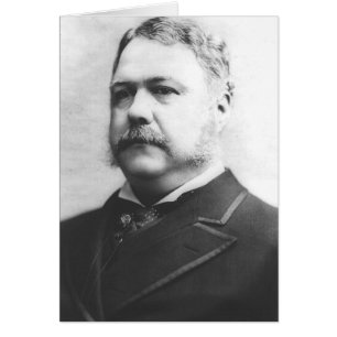 Chester A. Arthur 21 Hälsningskort