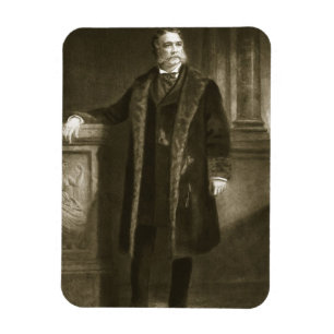 Chester A. Arthur 21st president av den eniga Sten Magnet