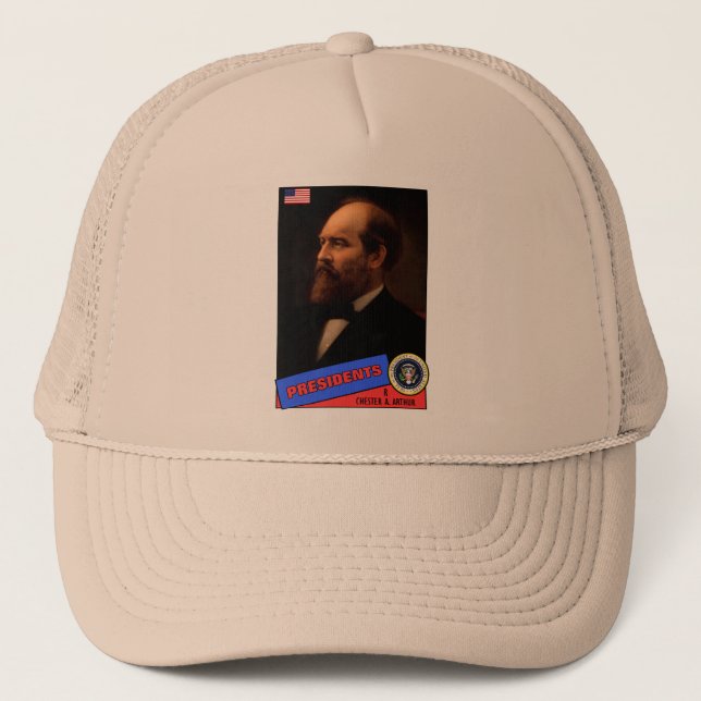 Chester A. Arthur Baseball-kort Keps (Framsida)
